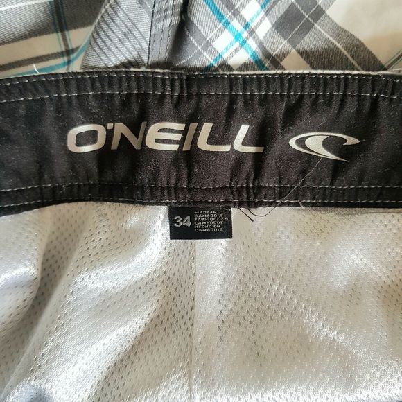 O'Neill Mens Shorts Size 34 Board  Santa Cruz Surf Logo Swim Cargo Beach Surfing - Picture 8 of 14